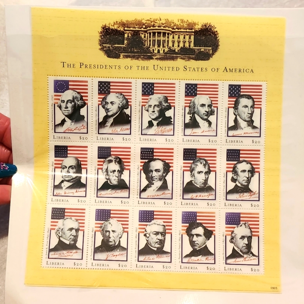 The Presidents of The United States of America Stamps $20 Liberia 2009 NWT